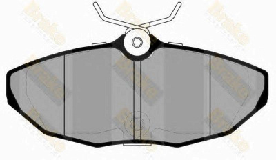 BRAKE ENGINEERING pa1806 -  Комплект тормозных колодок, дисковый тормоз